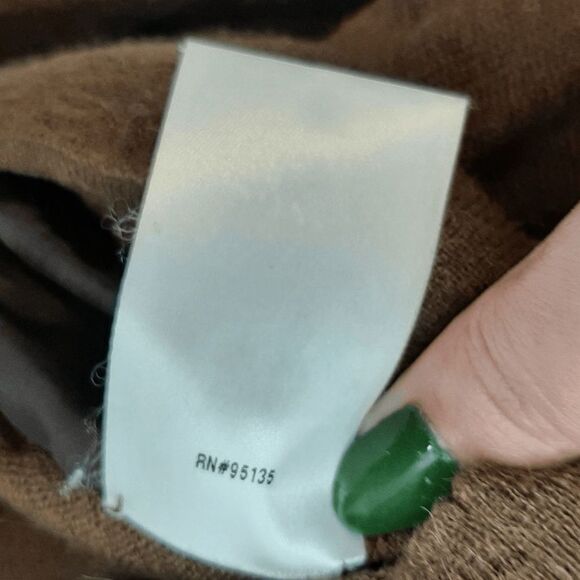 Lafayette 148 New York Black and Brown Crew Neck Sweater - Picture 6 of 6